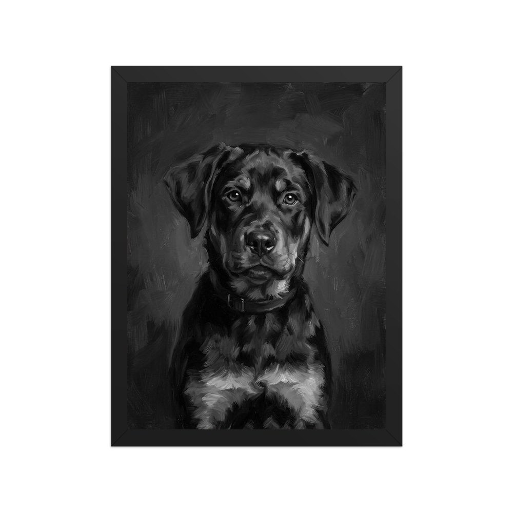 Studio '55 preview treatment — black and white portrait in the frame
